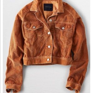 AE, EUC cropped corduroy jacket